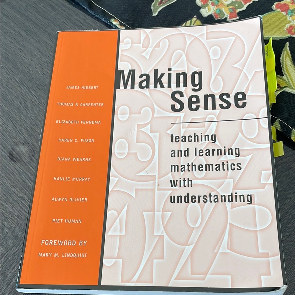 Making Sense Mathematics Book
